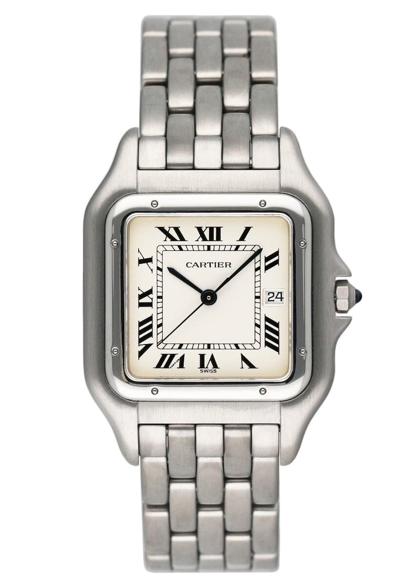 Cartier Panthere Jumbo 1300 aço inoxidável Relógio Masculino