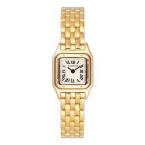 Cartier Panthere Mini W25034B9 18k ouro amarelo Relógio Feminino Caixa e Documentos