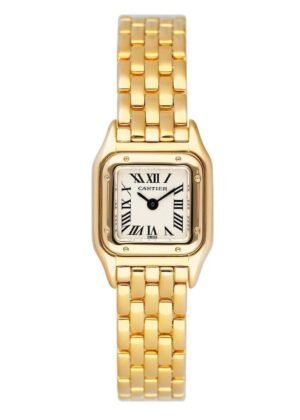 Cartier Panthere Mini W25034B9 18k ouro amarelo Relógio Feminino
