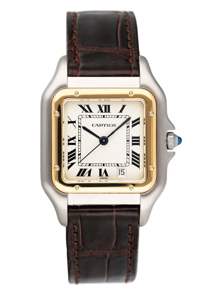Cartier Panthere W250285E Midsize Two Tone Relógio Feminino Caixa e Documentos