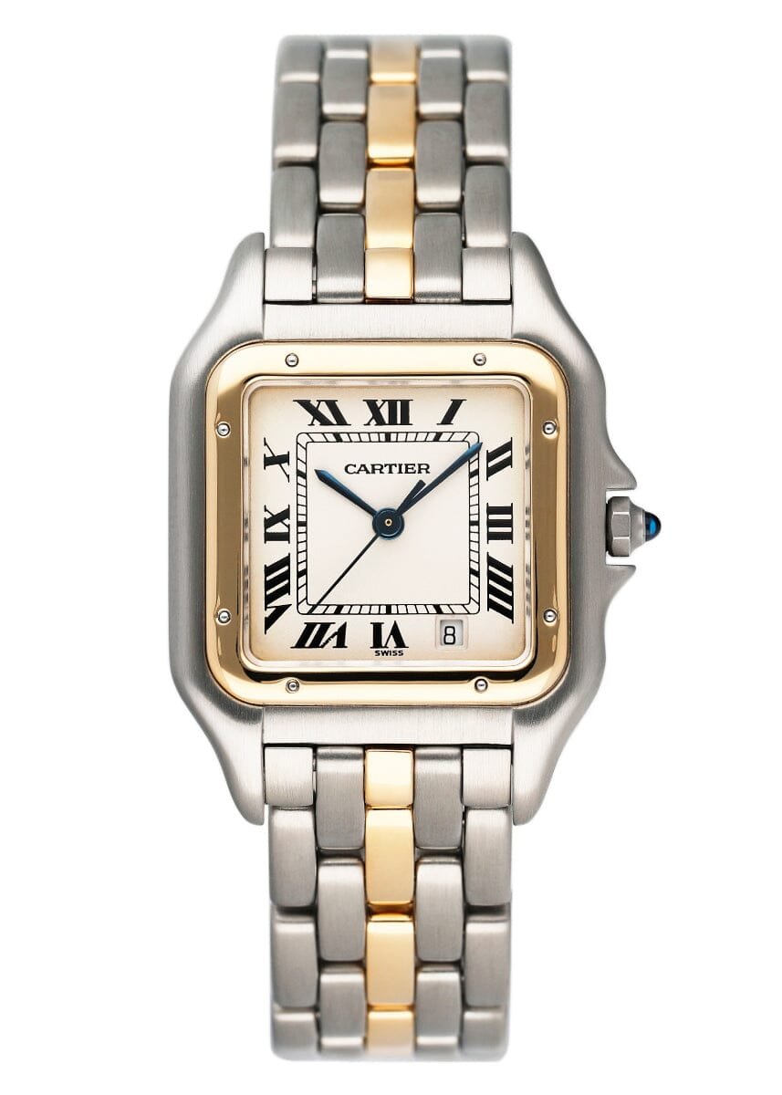 Cartier Panthere W25028B5 Midsize One Row Relógio Feminino