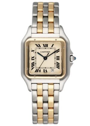 Cartier Panthere W25028B6 Midsize Two Tone Relógio Feminino