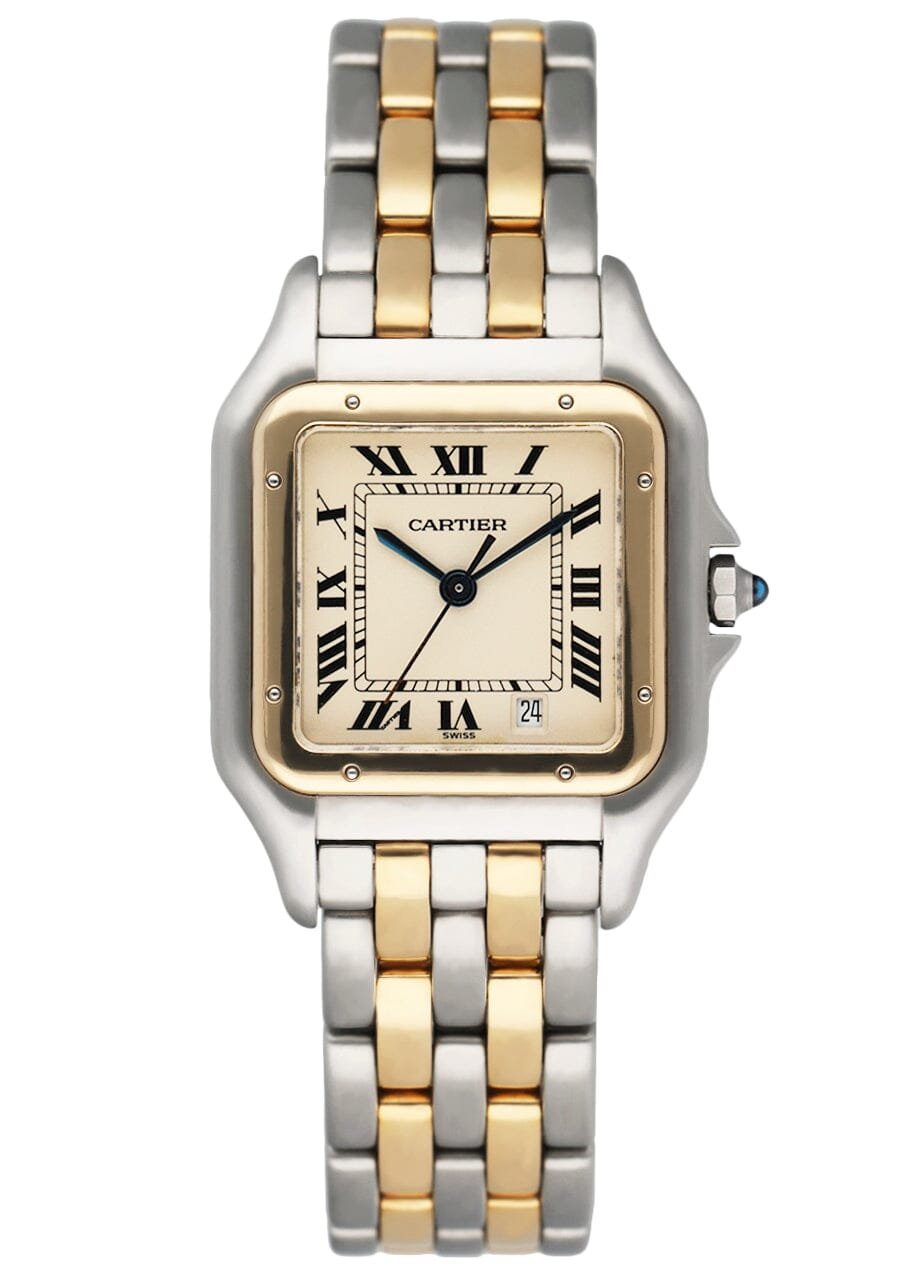 Cartier Panthere W25028B6 Midsize Two Tone Relógio Feminino
