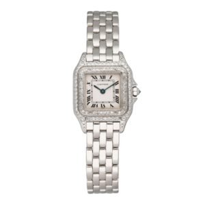 Cartier Panthere WF3118F3 18k ouro branco Relógio