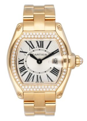 Cartier Roadster WE5001X1 Diamond ouro amarelo Relógio Feminino