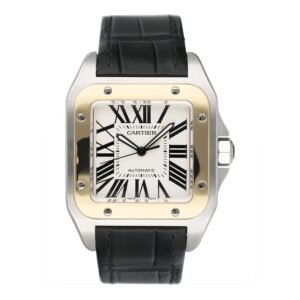 Cartier Santos 100 2656 aço inoxidável Automatic Men's Relógio