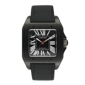 Cartier Santos-100 Large WSSA0006 Carbon Relógio Masculino