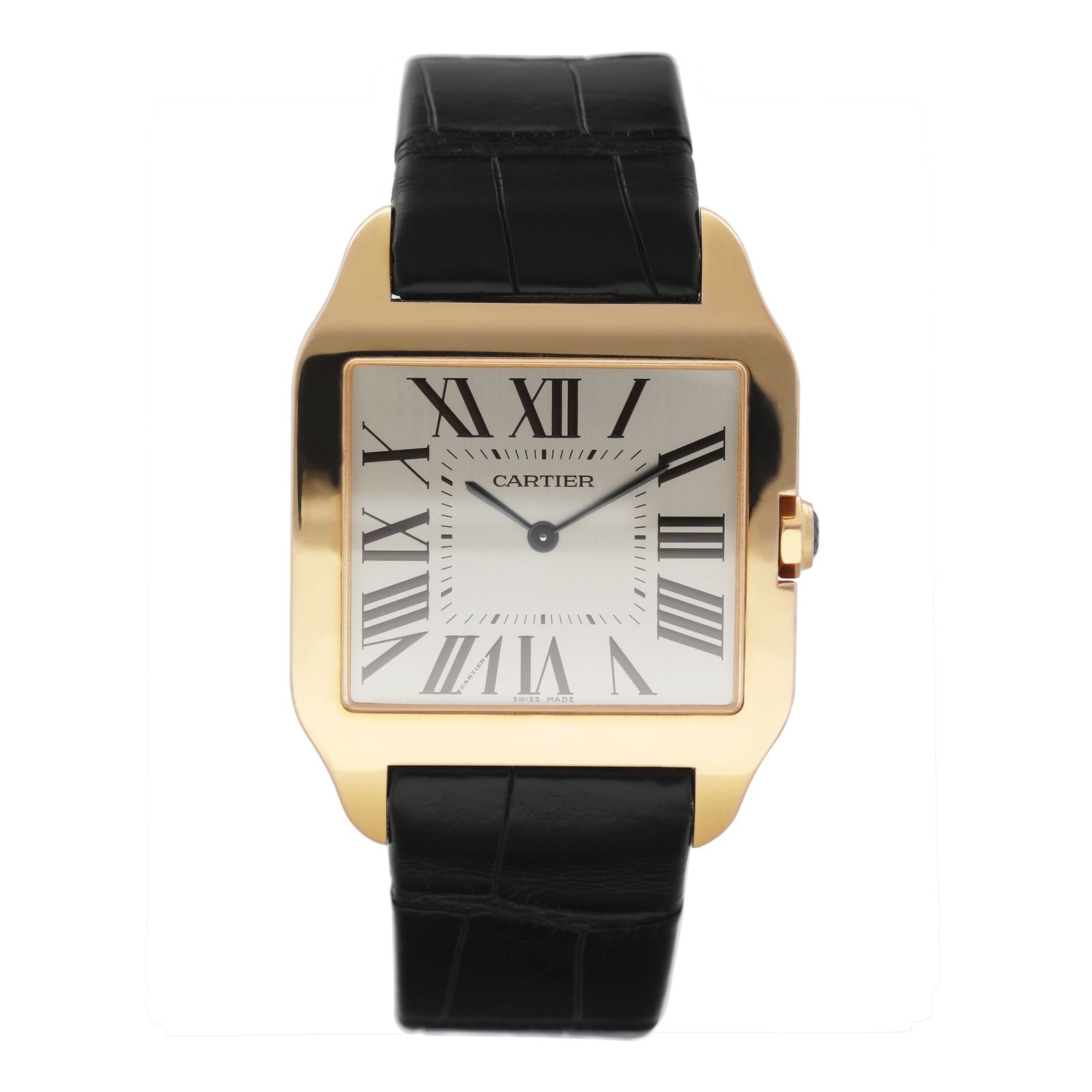 Cartier Santos Dumont W2006951 18k ouro rosa Relógio Masculino