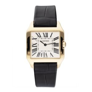 Cartier Santos Dumont W2009351 18k ouro amarelo Relógio Feminino Caixa e Documentos