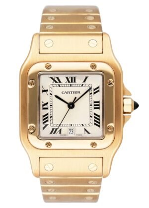 Cartier Santos Galbee W20009C5 18k ouro amarelo Relógio