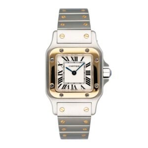 Cartier Santos Galbee W20012C4 Two Tone Relógio Feminino