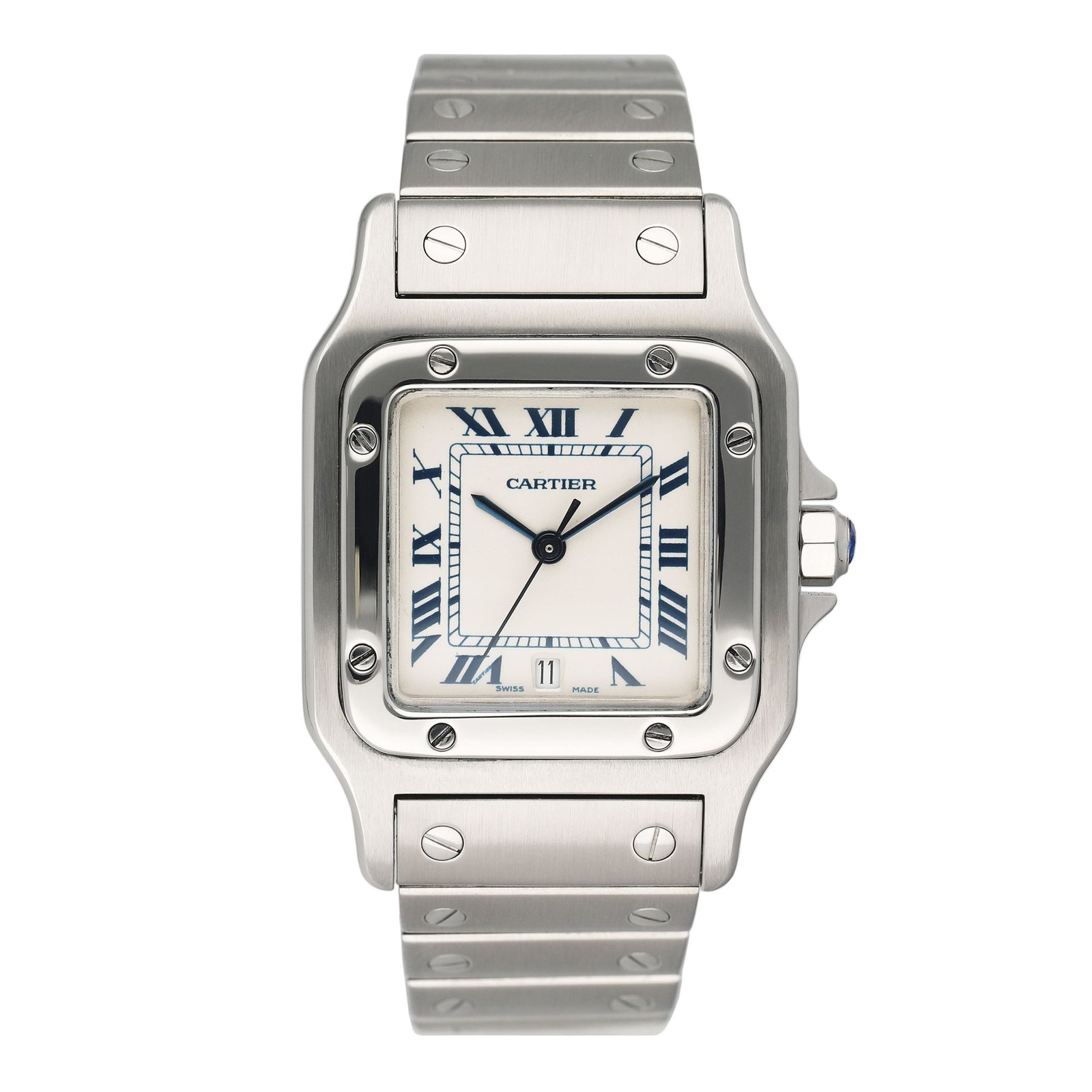 Cartier Santos Galbee W20018D6 aço inoxidável Relógio