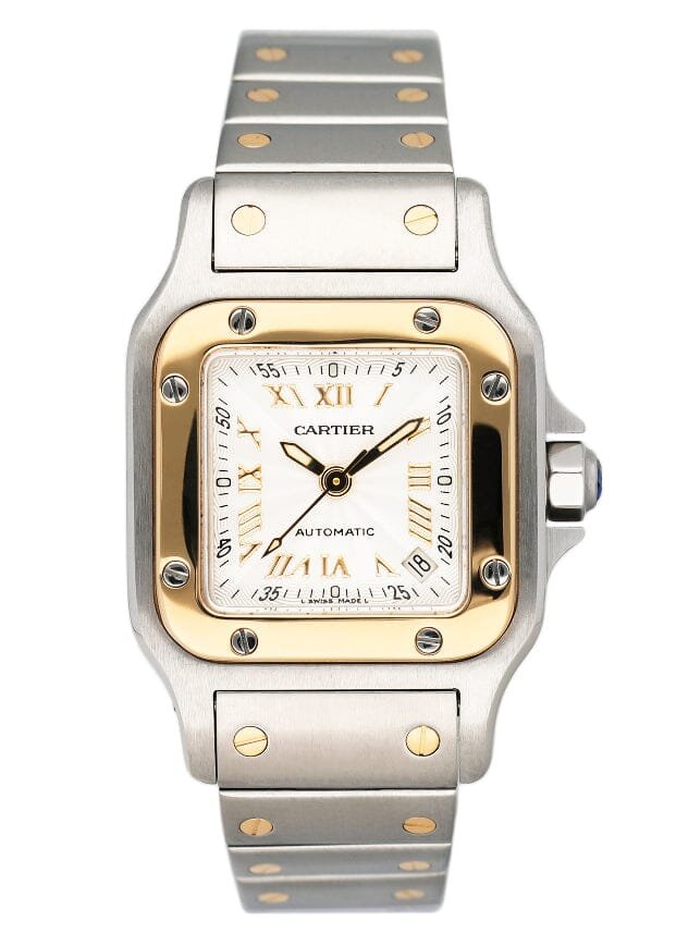 Cartier Santos Galbee W20045C4 Two Tone Relógio Feminino