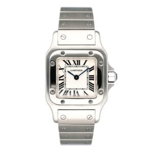 Cartier Santos Galbee W20056D6 aço inoxidável Relógio Feminino Caixa e Documentos