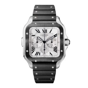 Cartier Santos XL WSSA0017 Chronograph Relógio Masculino Caixa e Documentos