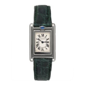Cartier Tank Basculante W1011158 Off-mostrador branco Relógio Feminino