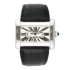 Cartier Tank Divan Large W6300655 Steel Relógio Feminino