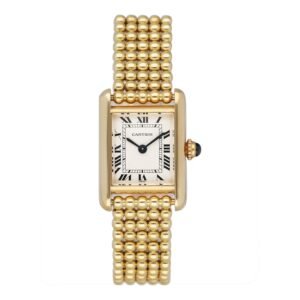 Cartier Tank Louis W15039H1 18k ouro amarelo Relógio Feminino