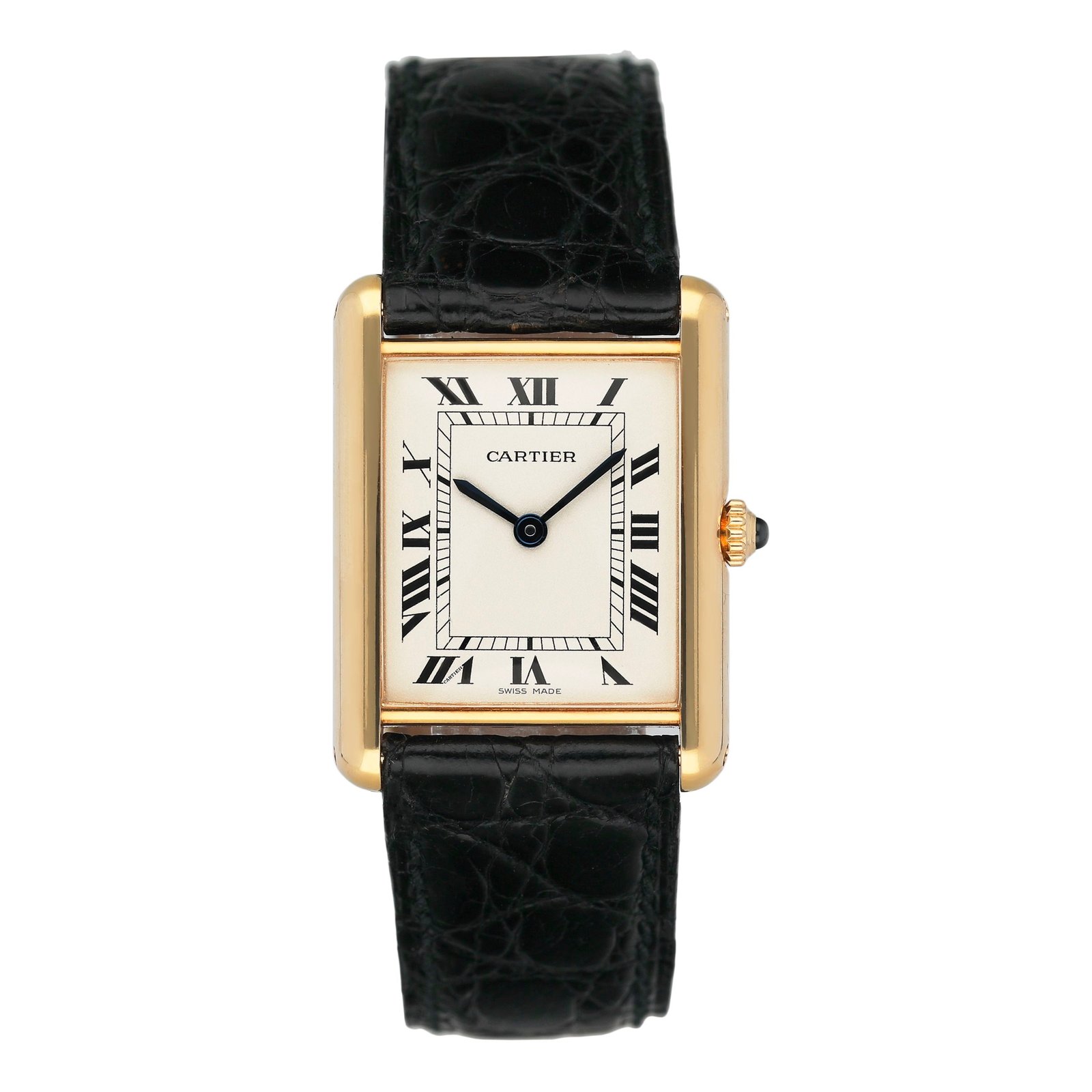Cartier Tank Louis W1512856 18k ouro amarelo Relógio Feminino
