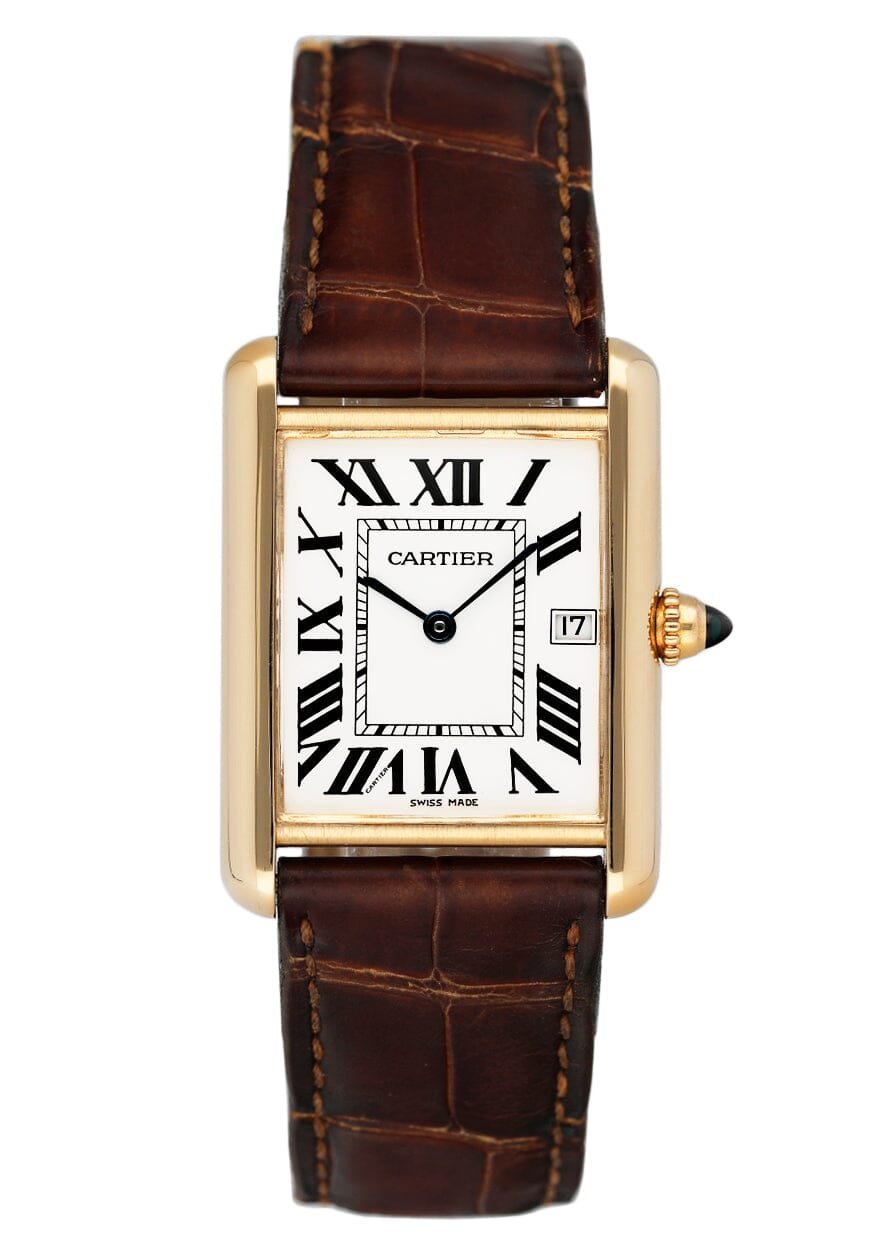 Cartier Tank Louis W1529756 18k ouro amarelo Relógio Masculino