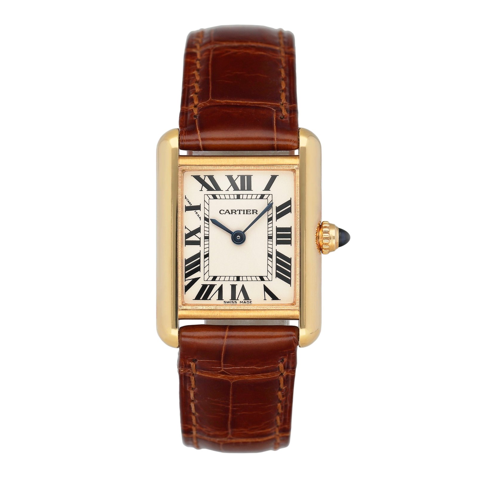 Cartier Tank Louis W1529856 18k ouro amarelo Relógio Feminino