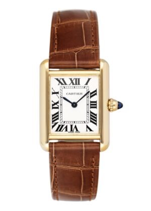 Cartier Tank Louis W1529856 18k ouro amarelo Relógio Feminino Caixa e Documentos
