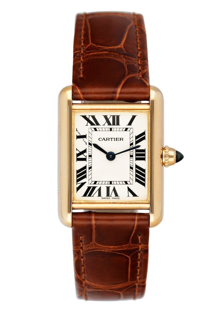 Cartier Tank Louis W1529856 18k ouro amarelo Relógio Feminino Caixa e Documentos