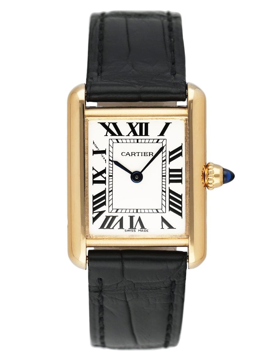 Cartier Tank Louis W1529856 18k ouro amarelo Relógio Feminino Caixa e Documentos