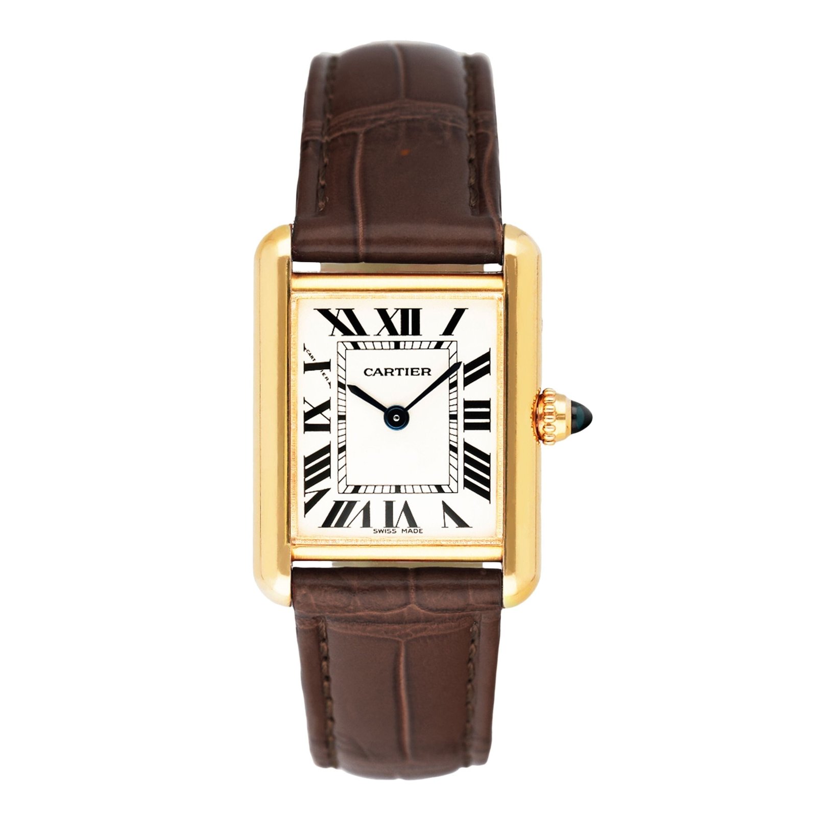 Cartier Tank Louis W1529856 18k ouro amarelo Relógio Feminino Caixa e Documentos