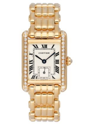 Cartier Tank Louis WA2007C8 Diamond18k ouro amarelo Relógio Feminino