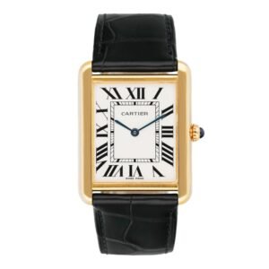 Cartier Tank Solo Large W1018855 18k ouro amarelo Relógio