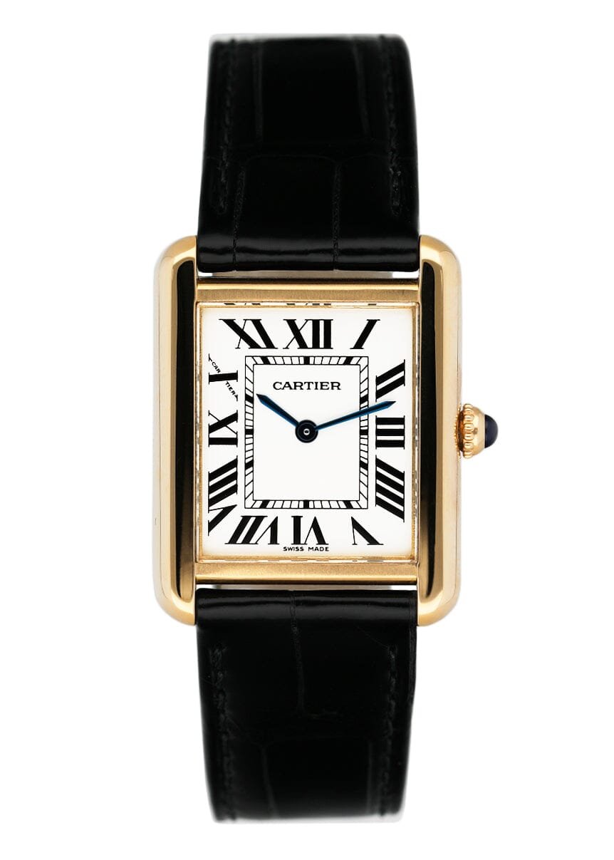 Cartier Tank Solo W1018755 18k ouro amarelo Relógio Feminino
