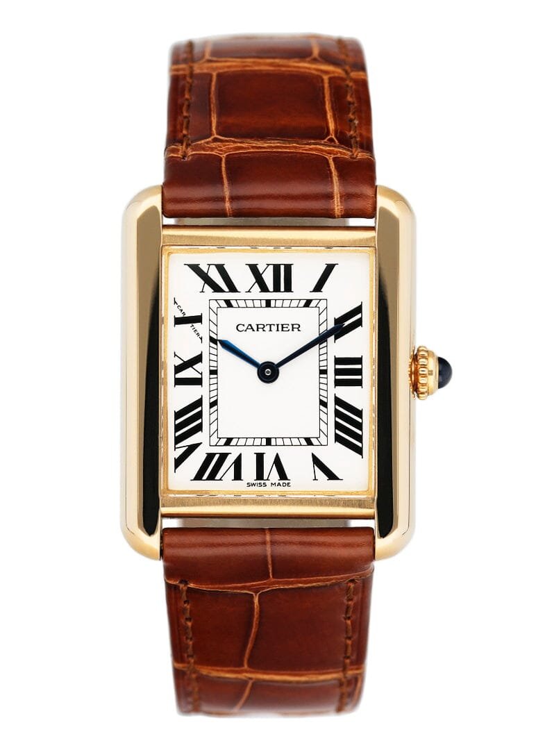 Cartier Tank Solo W5200002 18k ouro amarelo Relógio Feminino