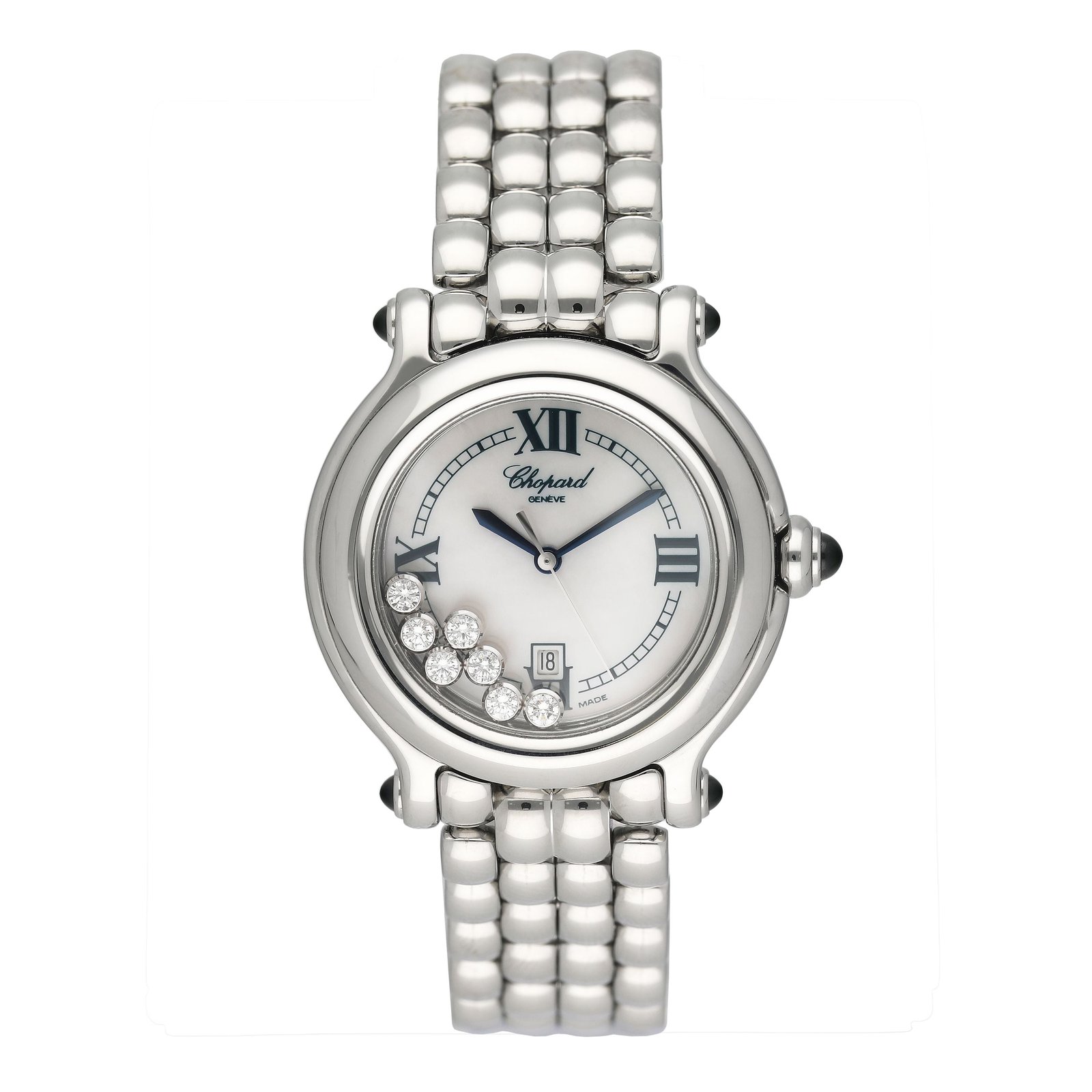 Chopard Happy Sport 27/8236-23 MOP Dial Diamond Relógio Feminino