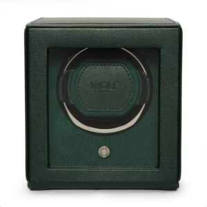 Cub Single Relógio Winder with Cover - Green