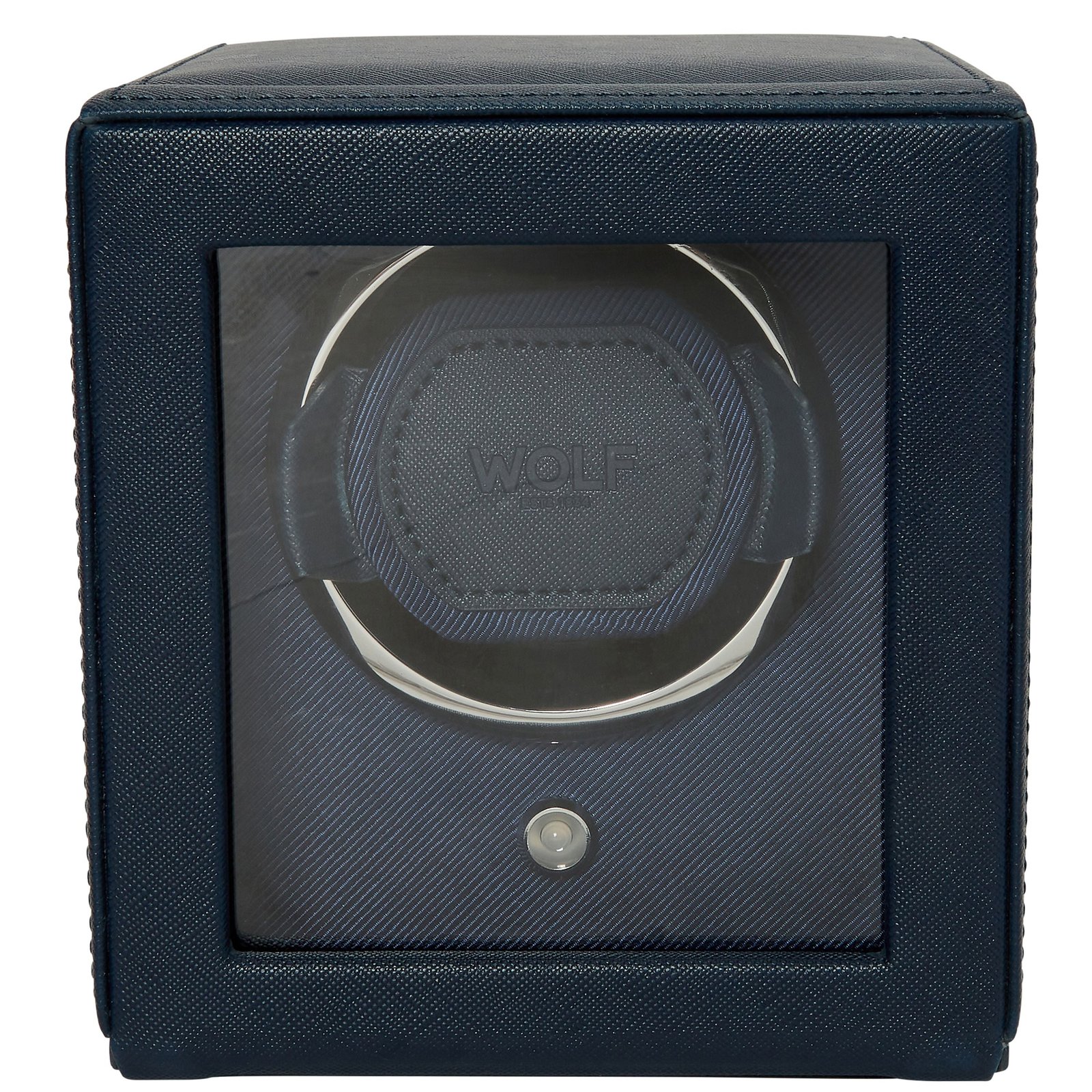 Cub Single Relógio Winder with Cover - Navy