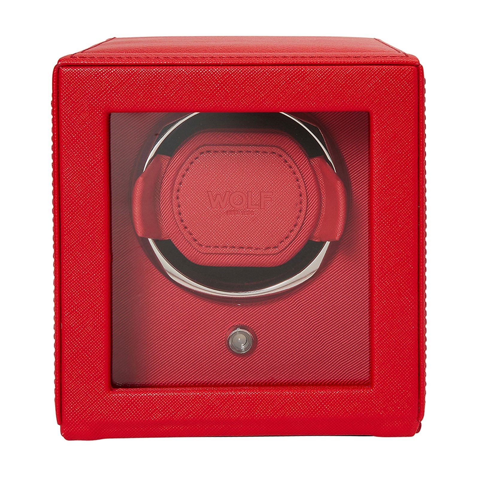 Cub Single Relógio Winder with Cover - Tutti Frutti Red