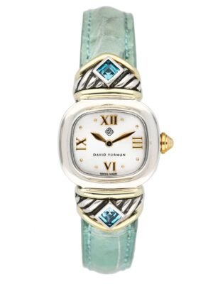 David Yurman MOP Blue Sapphire Relógio Feminino