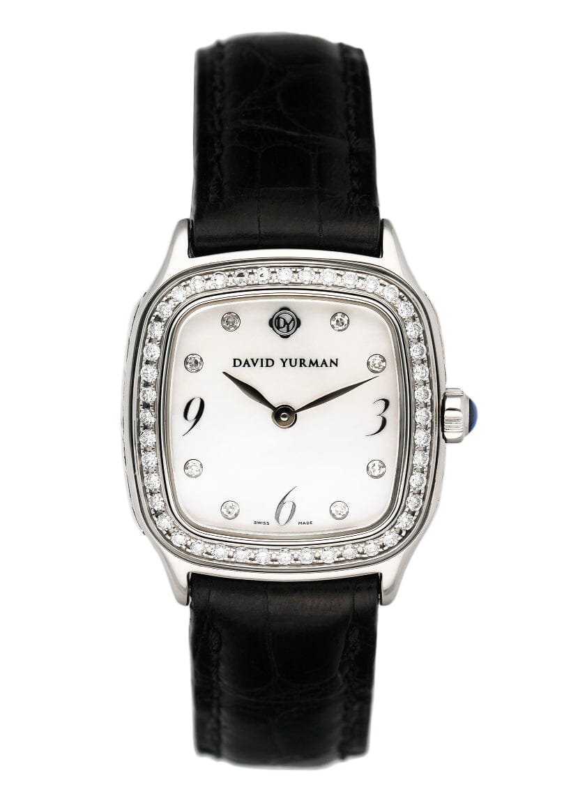 David Yurman Thoroughtbred T304-XSST MOP Diamond Relógio Feminino