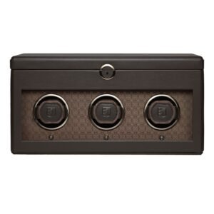Earth Triple Relógio Winder - Coffee