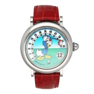 Gérald Genta Retro G.3632 Donald Duck Golfing Dial Relógio Masculino With Box