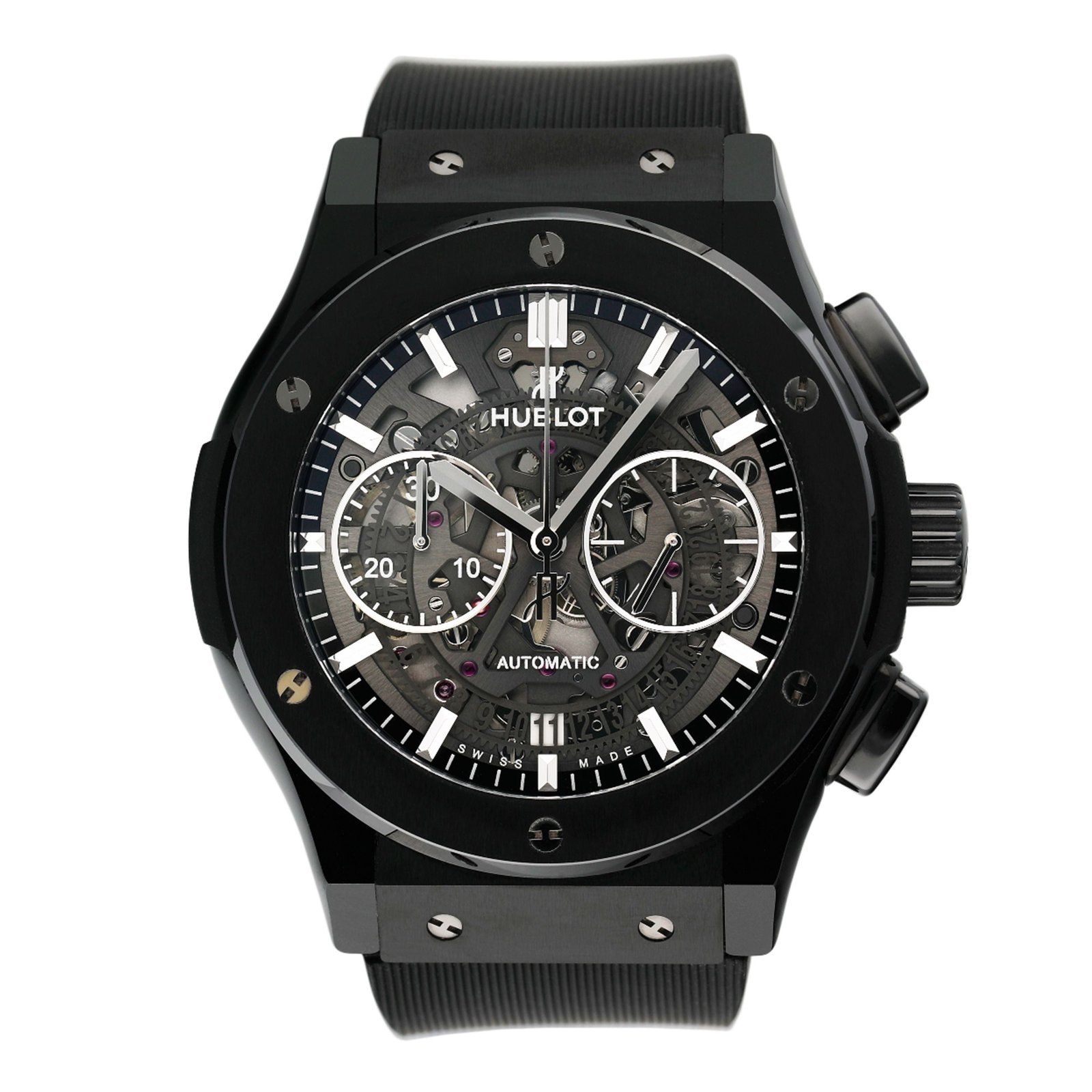 Hublot Classic Fusion Aerofusion Black Magic Relógio Masculino