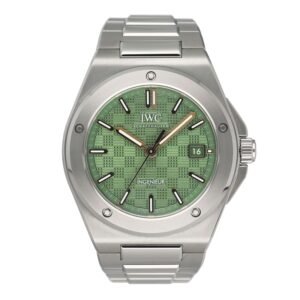 IWC Ingenieur IW328908 Green Dial Relógio Masculino Caixa e Documentos Limited Edition