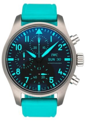 IWC Pilot's IW388108 41 Edition “Mercedes-AMG PETRONAS Formula One™ Team” Relógio Caixa e Documentos