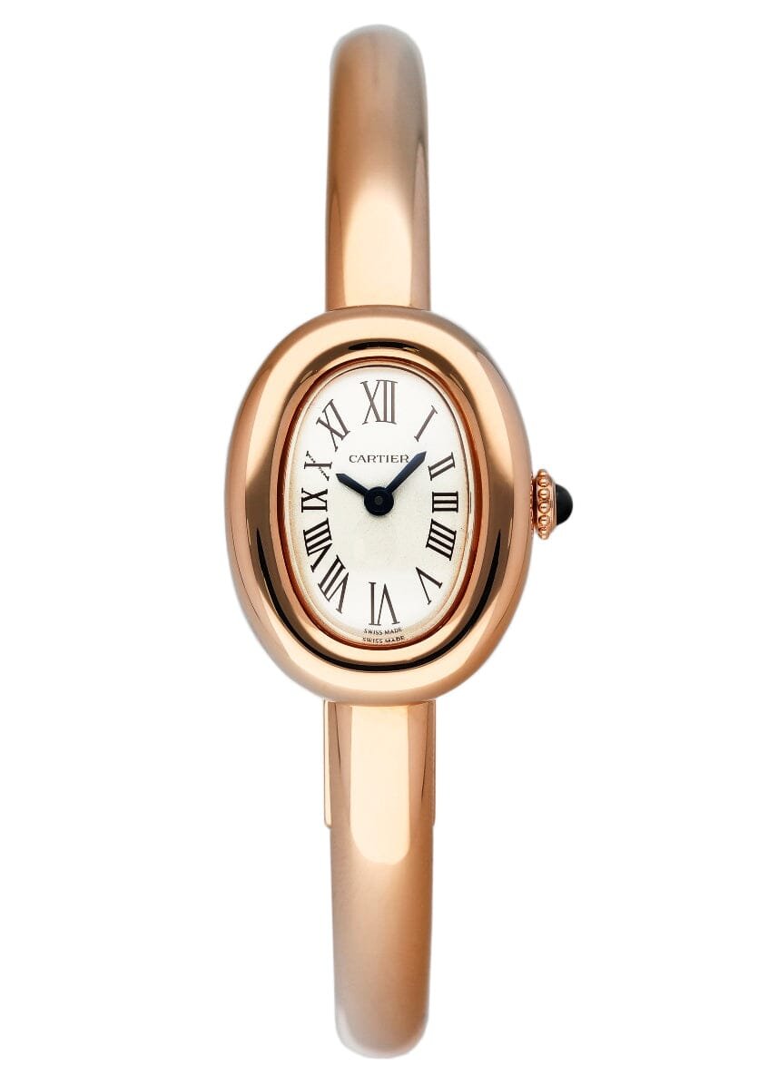 Cartier Baignoire WGBA0019 Size 15 ouro rosa Relógio Feminino Caixa e Documentos