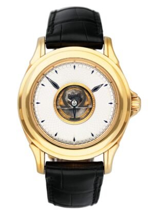Omega De Ville 5910.30.01 Tourbillon ouro amarelo Relógio Masculino