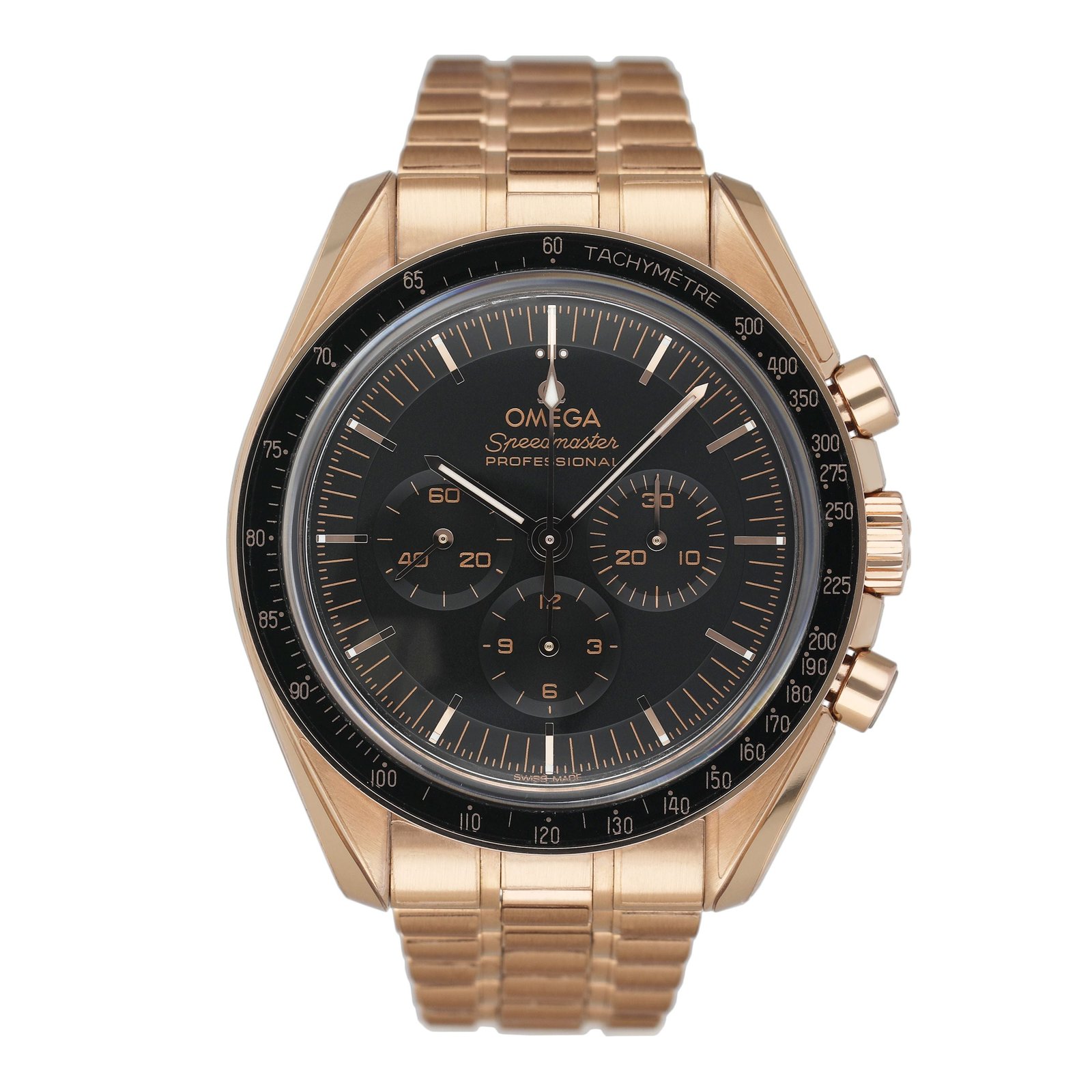 Omega Speedmaster 310.60.42.50.01.001 MOONWATCH Professional Relógio Masculino Caixa e Documentos