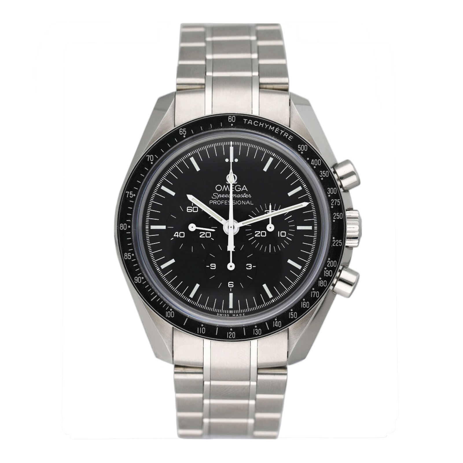 Omega Speedmaster Moonwatch 311.30.42.30.01.006 Relógio Masculino Caixa e Documentos