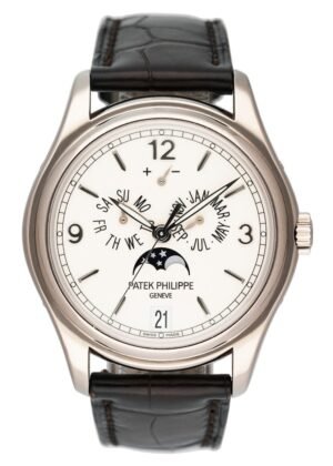 Patek Philippe Annual Calendar 5146G Cream Dial Relógio Masculino