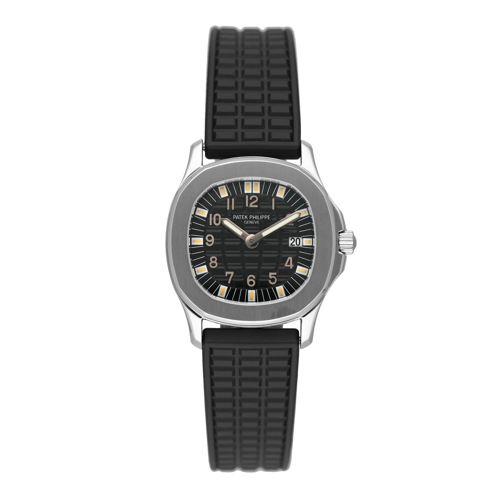 Patek Philippe Aquanaut 4960A-010 mostrador preto Relógio Feminino Papers Only